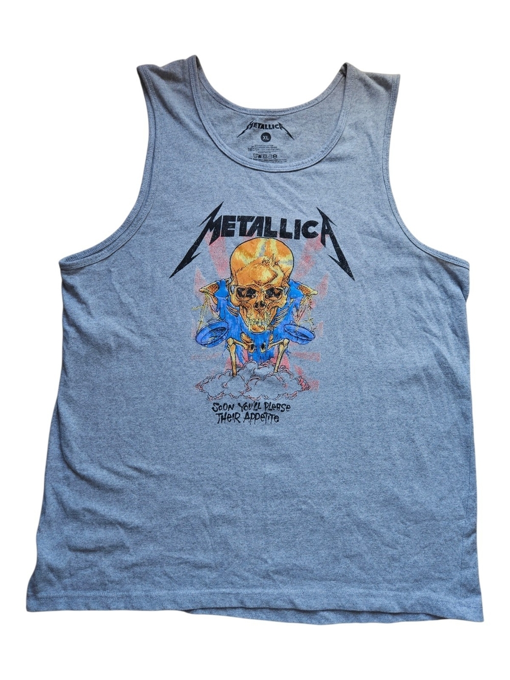 Official Metallica Boris "Soon You'll Please Their Appetite" Tank Top XL